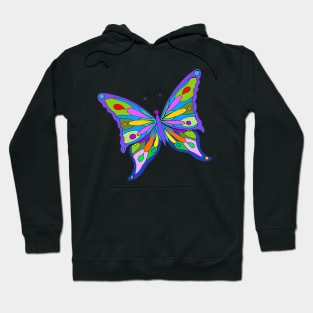 Flying Butterfly - Wings Open Hoodie